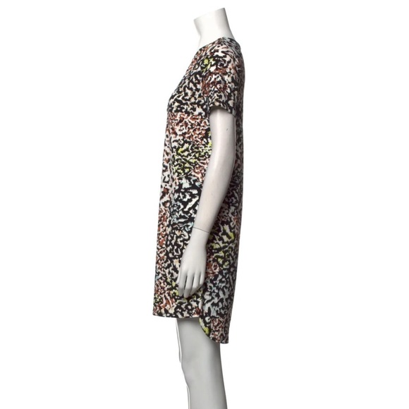 Christian Siriano Printed Mini Shift Dress in Multi Size Small - Picture 2 of 8